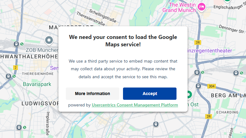 An example of a placeholder generated by the Smart Data Protector